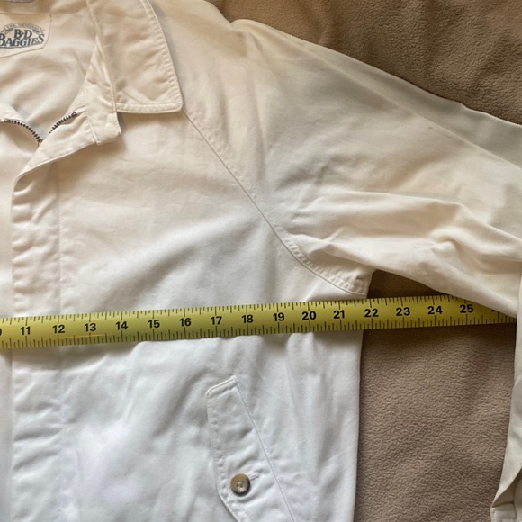 VINTAGE B•D Baggies White Jacket - Small - RETRO - Picture 9 of 10